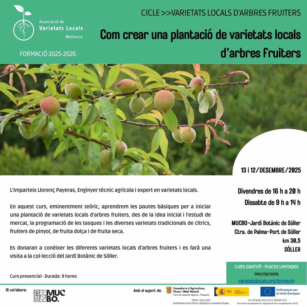 10 cartell curs com crear una plantacio de fruiters des25