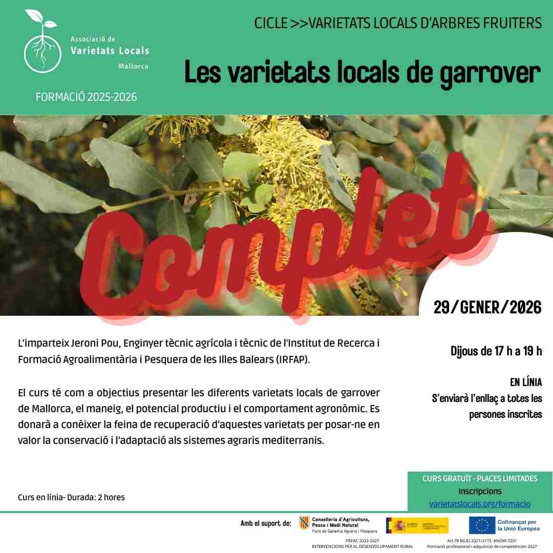 20 cartell curs en linia garrover gen26