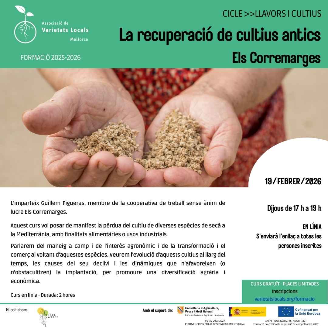 26 cartell curs en linia recuperacio Corremarges feb26